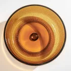 حوض غسيل دائري من زجاج بليسيه فينيسي، صنع في إيطاليا - زركون Viadurini