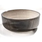 حوض غسيل دائري من زجاج بليسيه فينيسي، صنع في إيطاليا - زركون Viadurini