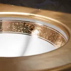 حوض حمام مدمج من الطين الناري المصبوب يدويًا في إيطاليا - إيريولي Viadurini