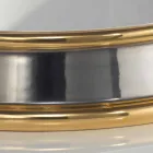 تصميم حوض حمام نصف غائر مصنوع من طين النار في إيطاليا، مانيلو Viadurini