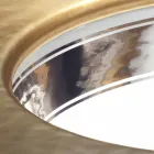 حوض غسيل مدمج من الطين الناري على الطراز الباروكي مصنوع يدويًا في إيطاليا، منطقة إيجة Viadurini