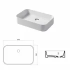 حوض غسيل بتصميم سيراميكي صنع في إيطاليا Leivi Viadurini