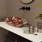 حوض غسيل بتصميم سيراميكي مصنوع في إيطاليا لورا Viadurini