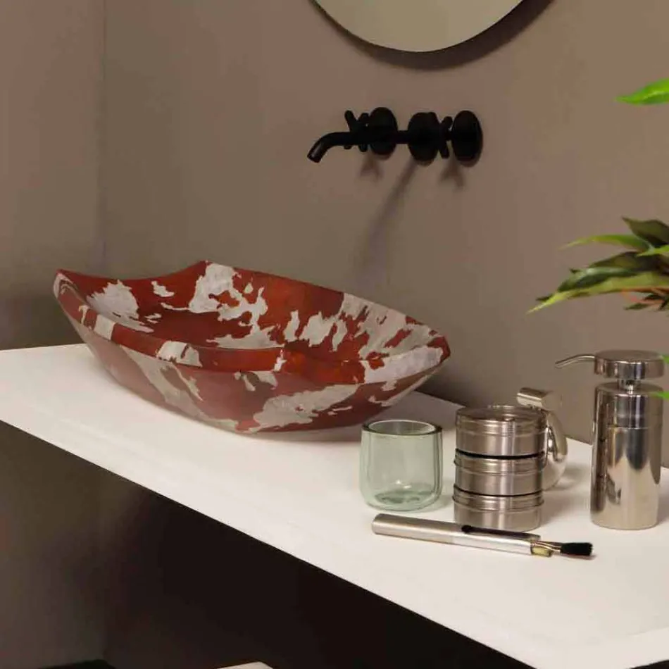 حوض غسيل بتصميم سيراميكي مصنوع في إيطاليا لورا Viadurini