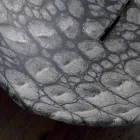 حوض غسيل سيراميك بتصميم منضدة مصنوع في إيطاليا، حيوانات Viadurini