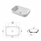 تصميم حوض غسيل أو جدار من السيراميك رياردو Viadurini