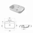 تصميم حوض غسيل أو جدار من السيراميك رياردو Viadurini