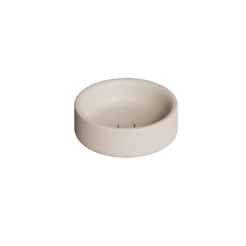 حوض غسيل سيراميكي بقطر 42 سم، صنع في إيطاليا - فتاة Viadurini