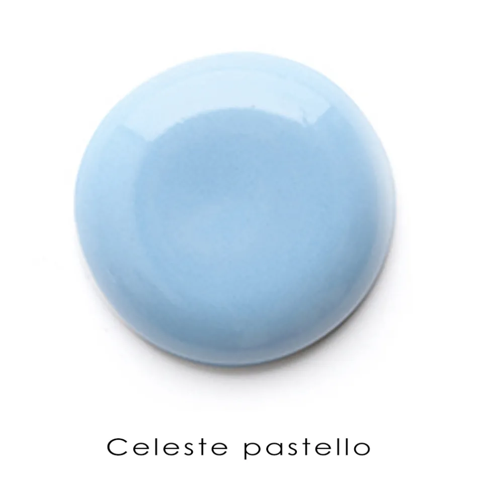 حوض غسيل زاوية قائم بذاته من السيراميك الملون الحديث مقاس 42 سم - أنجلينو Viadurini