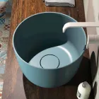 حوض غسيل دائري قائم بذاته، مصنوع في إيطاليا، لاليو Viadurini