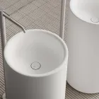 حوض غسيل سيراميكي قائم بذاته، صنع في إيطاليا - راجازا Viadurini