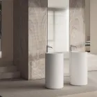 حوض غسيل سيراميكي قائم بذاته، صنع في إيطاليا - راجازا Viadurini