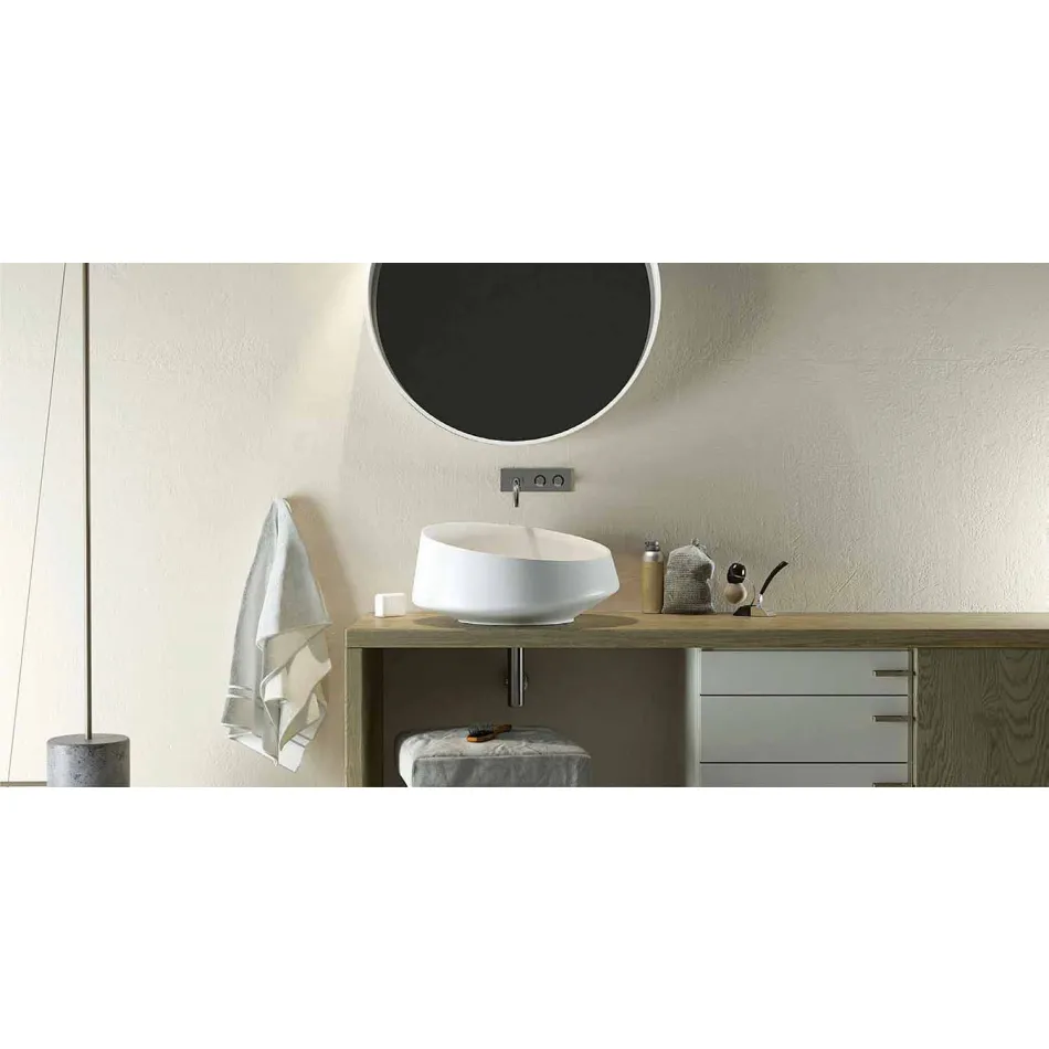 حوض غسيل قائم بذاته، مصنوع في إيطاليا، دونجو Viadurini