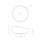 حوض غسيل قائم بذاته، مصنوع في إيطاليا، دونجو Viadurini