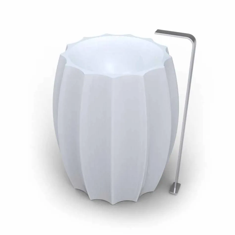 حوض قائم بذاته بتصميم عصري من كاكتوس، صنع في إيطاليا Viadurini