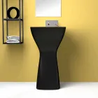 حوض غسيل سيراميك حديث قائم بذاته، صنع في إيطاليا، فيرمينو Viadurini