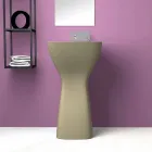 حوض غسيل سيراميك حديث قائم بذاته، صنع في إيطاليا، فيرمينو Viadurini