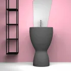 حوض غسيل سيراميك حديث قائم بذاته، صنع في إيطاليا، باسيل Viadurini