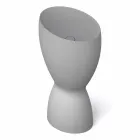 حوض غسيل سيراميك حديث قائم بذاته، صنع في إيطاليا، باسيل Viadurini