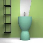 حوض غسيل سيراميك حديث قائم بذاته، صنع في إيطاليا، باسيل Viadurini