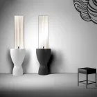 حوض غسيل سيراميك حديث قائم بذاته، صنع في إيطاليا، باسيل Viadurini