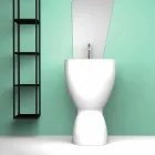 حوض غسيل سيراميك حديث قائم بذاته، صنع في إيطاليا، باسيل Viadurini