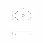 حوض غسيل بيضاوي قائم بذاته بتصميم إيطالي من ماركة Dalmine Big Viadurini