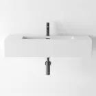 حوض غسيل سيراميك ملون معلق أو مثبت على سطح العمل، صنع في إيطاليا - كوادرو Viadurini