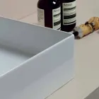 حوض غسيل سيراميك قائم بتصميم عصري، مقاس 60×37، صنع في إيطاليا Viadurini