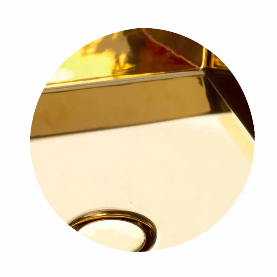 حوض غسيل سيراميك قائم بذاته بتصميم عصري من Gaiola، صنع في إيطاليا Viadurini