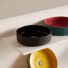 حوض غسيل من الخزف الحجري بتشطيبات مختلفة صنع في إيطاليا - مظروف Viadurini