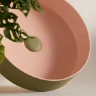 حوض غسيل من الخزف الحجري بتشطيبات مختلفة صنع في إيطاليا - مظروف Viadurini