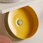 حوض غسيل من الخزف الحجري بتشطيبات مختلفة صنع في إيطاليا - مظروف Viadurini