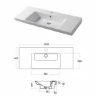 سطح عمل حديث وحوض غائر من سيراميك مايدا الملون Viadurini