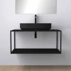 حوض غسيل بيضاوي الشكل من السيراميك مصنوع في إيطاليا، يوئيل Viadurini