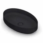 حوض غسيل بيضاوي الشكل من السيراميك مصنوع في إيطاليا، يوئيل Viadurini