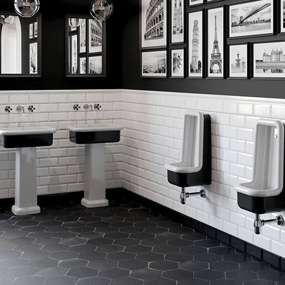 حوض غسيل مستطيل من السيراميك - هولي Viadurini