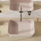 حوض غسيل مصنوع من السيراميك متوفر بألوان مختلفة صنع في إيطاليا - سلة Viadurini