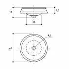 تصميم حوض غسيل شبه غائر مصنوع يدويًا من طين النار في إيطاليا، مانيلو Viadurini