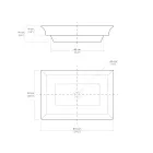 حوض غسيل نصف غائر من الطين الناري بتشطيبات مختلفة صنع في إيطاليا - ألتيما Viadurini