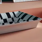 حوض غسيل نصف غائر من الطين الناري بتشطيبات مختلفة صنع في إيطاليا - ألتيما Viadurini