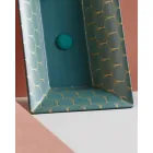 حوض غسيل نصف غائر من الطين الناري بتشطيبات مختلفة صنع في إيطاليا - ألتيما Viadurini