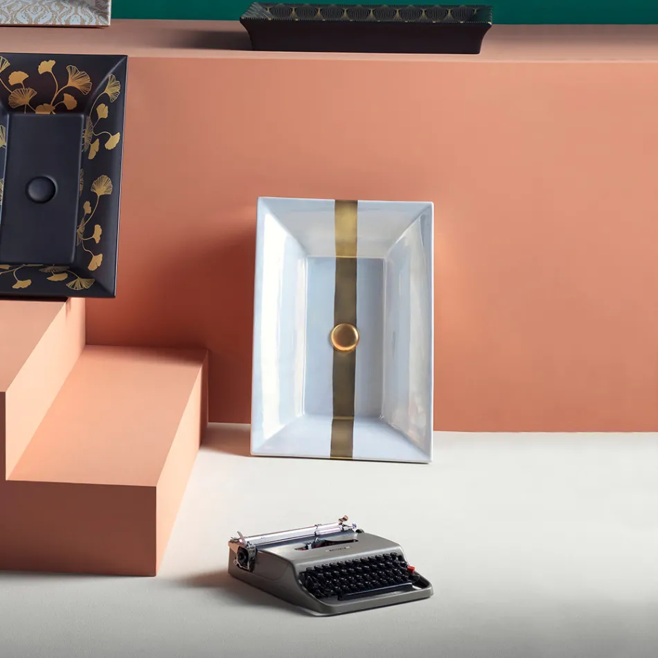 حوض غسيل نصف غائر من الطين الناري بتشطيبات مختلفة صنع في إيطاليا - ألتيما Viadurini