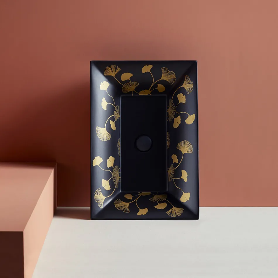 حوض غسيل نصف غائر من الطين الناري بتشطيبات مختلفة صنع في إيطاليا - ألتيما Viadurini