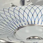 حوض غسيل نصف غائر من الطين الناري بتشطيبات مختلفة صنع في إيطاليا - كاباتوستا Viadurini