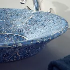 حوض غسيل نصف غائر من الطين الناري بتشطيبات مختلفة صنع في إيطاليا - كاباتوستا Viadurini