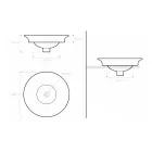 حوض غسيل نصف غائر من الطين الناري بتشطيبات مختلفة صنع في إيطاليا - كاباتوستا Viadurini