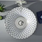 حوض غسيل نصف غائر من الطين الناري بتشطيبات مختلفة صنع في إيطاليا - كاباتوستا Viadurini