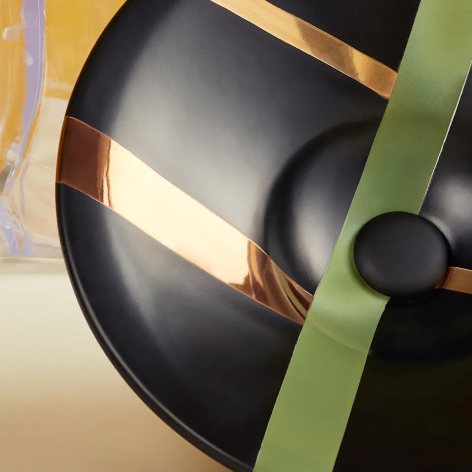 حوض غسيل نصف غائر من البورسلين الفرنسي عالي الجودة - Pausa Viadurini