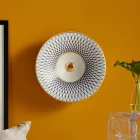 حوض غسيل نصف غائر من البورسلين الفرنسي عالي الجودة - Pausa Viadurini